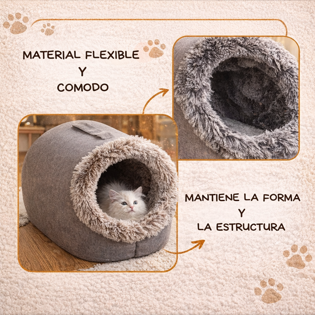 Cama de invierno para perros y gatos