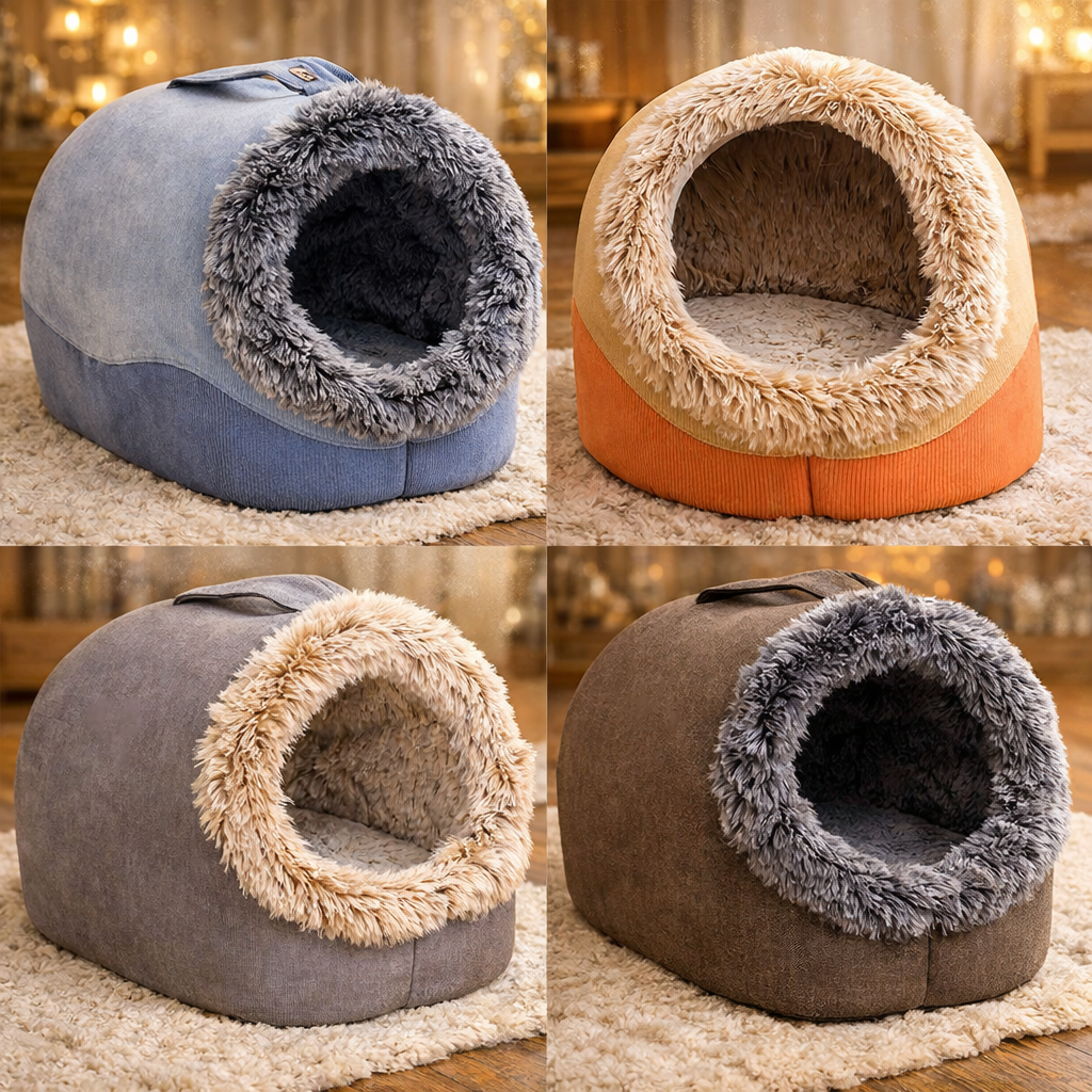 Cama de invierno para perros y gatos